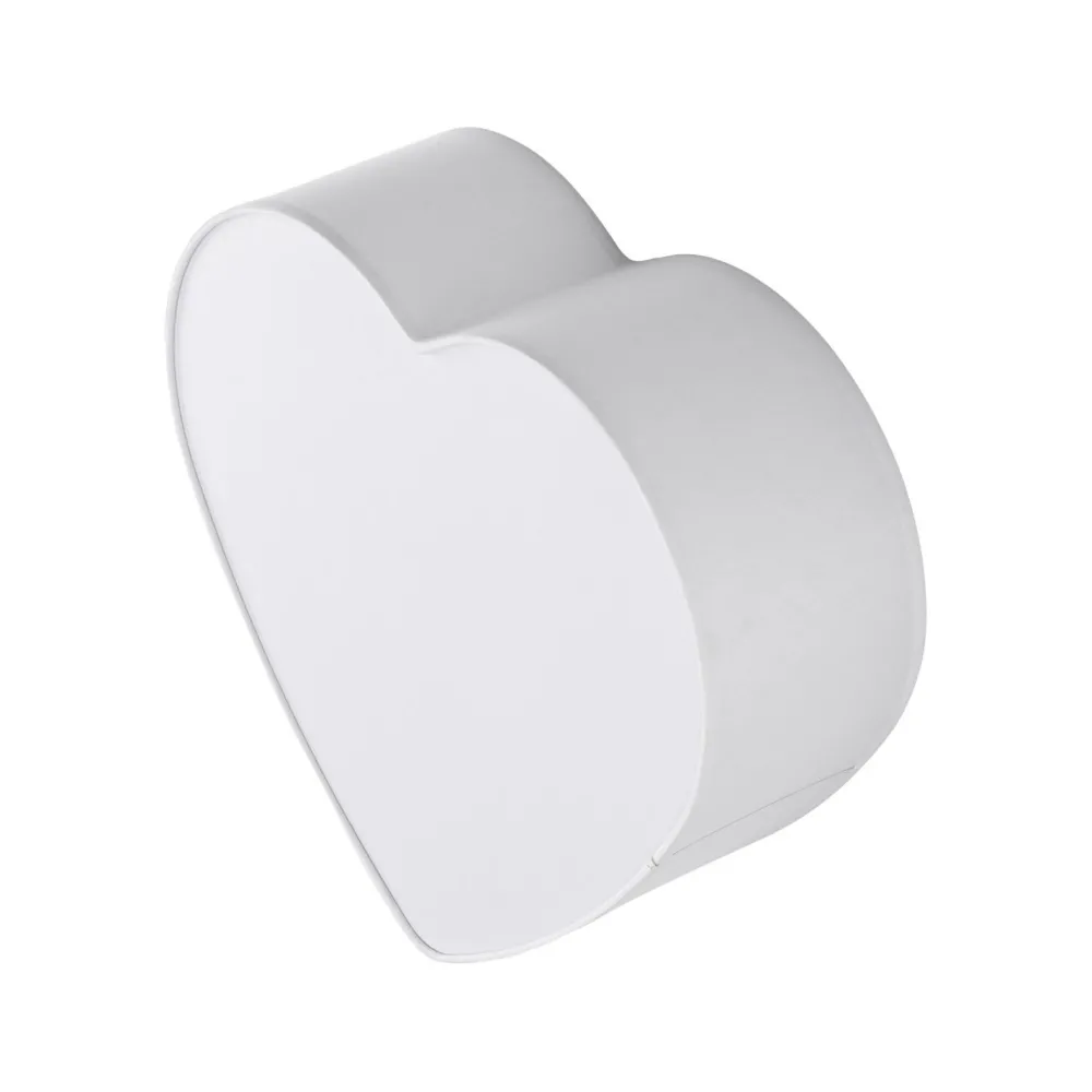 TK Lighting Kinderzimmerleuchte Weiß L: 42 cm Stoff 2x E27 Herz*Kinder Deckenleuchten|Kinderzimmerlampen