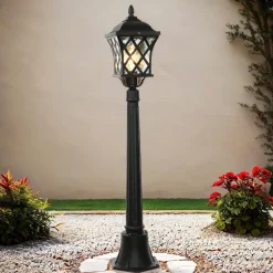 Nowodvorski Klassische Außenstehleuchte in anthrazit* Rustikale Lampen|Wegeleuchten