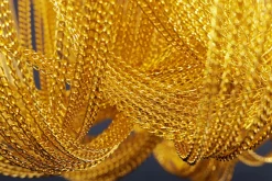 Invicta Interior Klassische Hängelampe Metall in Gold Ø70 cm E14 elegant* Hängelampen|Bürolampen