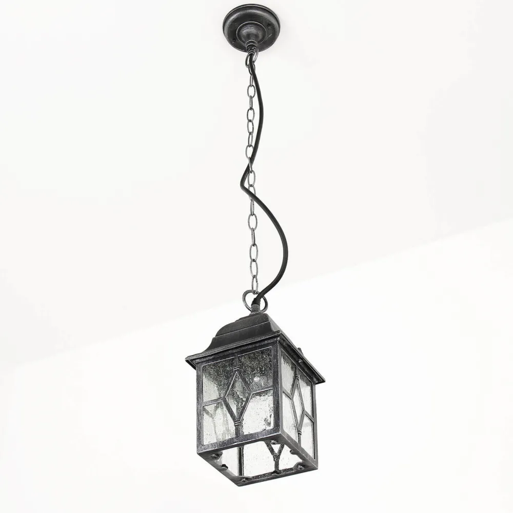 Searchlight Klassische Pendelleuchte in antik silber* Außenleuchten Antik|Gartenlaternen