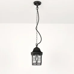 Searchlight Klassische Pendelleuchte in antik silber* Außenleuchten Antik|Gartenlaternen