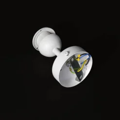 Discount Sigma Kleine Deckenlampe Globus Weiß rund Modern