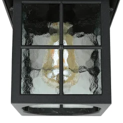 Elstead Kleine Deckenleuchte HAROLD außen Schwarz Rustikal* Rustikale Lampen|Vintage Lampen