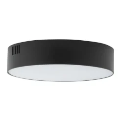 Discount Nowodvorski Kleine Deckenleuchte LED Ø 21 cm rund Schwarz innen