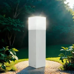 Sale SU-MA Kleine Gartenleuchte AWERNE eckig 40cm IP44 E27