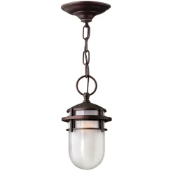 Discount Elstead Kleine Pendelleuchte CAPALDI Maritim rund Außen