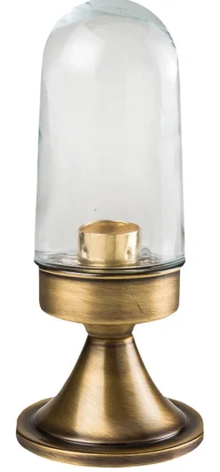 Sale Lido Kleine Sockelleuchte außen Messing Glas rostfrei