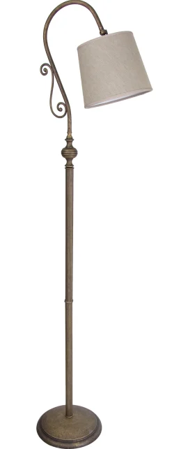 Outlet Giovanni Battista Kleine Stehlampe Rustikal aus Messing