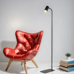 Sale Nowodvorski Kleine Stehlampe Schwarz Gold 124cm Modern flexibel