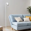 Nowodvorski Kleine Stehlampe Weiß 124cm Modern flexibel GU10 Metall* Moderne Lampen|Wohnzimmerlampen