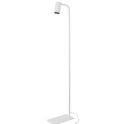 Nowodvorski Kleine Stehlampe Weiß 124cm Modern flexibel GU10 Metall* Moderne Lampen|Wohnzimmerlampen