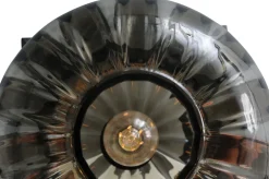 Masterlight Kleine Stehleuchte Glas Metall 138 cm Schwarz E27* Glaslampen|Stehlampen