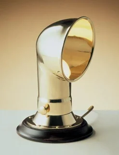 Laura Suardi Kleine Tischlampe Messing Maritim H:24,5cm Periskop* Tischlampen|Jugendstil Lampen