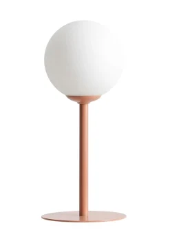 ALDEX Kleine Tischlampe Metall Zartorange 35 cm E14 Glaskugel* Tischlampen|Kugellampen