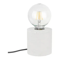 Outlet Spot Light Kleine Tischlampe mit Schalter Beton Ø10cm Modern