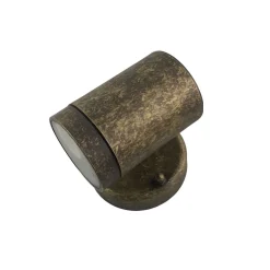 Andromeda Kleine Wandlampe außen Messing Glas GU10 IP64 H: 10 cm* Außenwandleuchten|Messinglampen