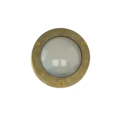 Lido Kleine Wandleuchte AGIA Messing Maritim Ø14cm IP64* Außenwandleuchten|Rustikale Lampen