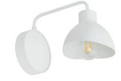 Sale Sigma Kleine Wandleuchte Weiß Metall dekorativ E27 B:14,5 cm