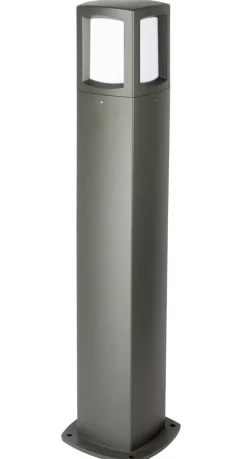 SU-MA Kleine Wegeleuchte Dunkelgrau Aluminium E27 IP65 100 cm* Metall Lampen|Wegeleuchten