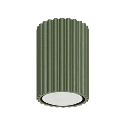 Sollux Kleiner Aufbauspot GU10 Ø 6,5 cm H: 10 cm Aufputz Grün Modern* Flurlampen|Wohnzimmerlampen