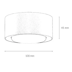 Sale Nowodvorski Kleiner Deckenstrahler Metall Ø10cm rund blendarm
