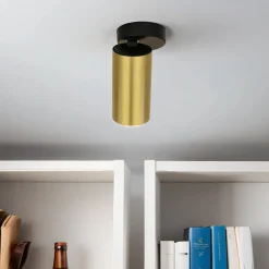 Discount Nowodvorski Kleiner Deckenstrahler Messing H:13cm GU10 elegant