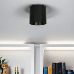 Best Nowodvorski Kleiner Deckenstrahler Schwarz GU10 Ø12,7cm rund