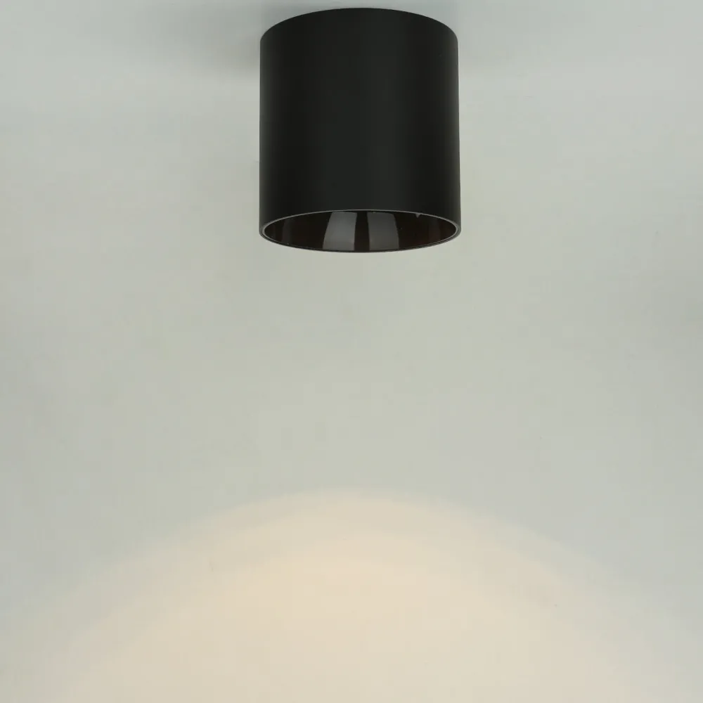 Best Nowodvorski Kleiner Deckenstrahler Schwarz GU10 Ø12,7cm rund