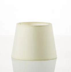 Duolla Kleiner Lampenschirm Tischleuchte Stoff Weiß E14* Lampenschirme