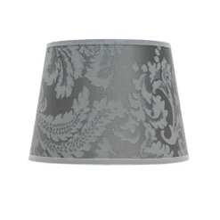 New Duolla Kleiner Lampenschirm Tischleuchte Stoff Silber