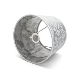 New Duolla Kleiner Lampenschirm Tischleuchte Stoff Silber