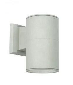 SU-MA Kompakte Außenwandlampe rund IP54 Aluminium H:19cm* Außenwandleuchten|Moderne Außenleuchten