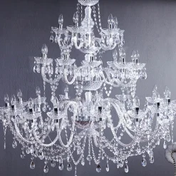 Clearance Invicta Interior Kristall Lampe Designerleuchte Klassisch E14 Acryl