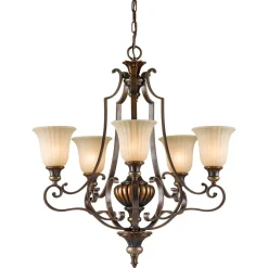 Elstead Kronleuchter ANABELL 5 Bronze 5-flmg kürzbar Lampe