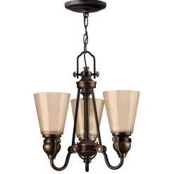 Sale Elstead Kronleuchter ANABELL 7 Bronze 3-flmg kürzbar Lampe