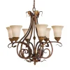 Online Elstead Kronleuchter ANABELL 10 Bronze Lampe Ø114cm
