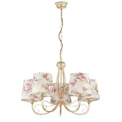 Online Jupiter Kronleuchter Blumen Motiv Ø70cm Esszimmer 5xE27