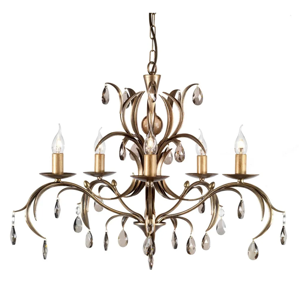 Elstead Kronleuchter CANDELA 10 Bronze Esstisch Lampe* Vintage Lampen|Designerlampen