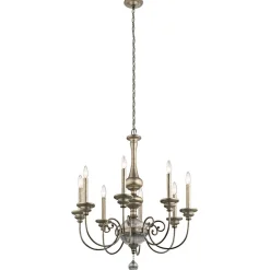 Elstead Kronleuchter CANDELA 13 in Silber Gold Ø81cm Lampe* Hängelampen|Wohnzimmerlampen