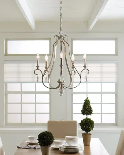 Elstead Kronleuchter CANDELA 5 kürzbar 5xE14 Wohnzimmer* Hängelampen|Esszimmer Lampen