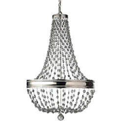 Elstead Kronleuchter CASTELO Rauchglas Ø41cm 8-flmg Lampe* Hängelampen|Designerlampen