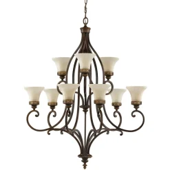 Online Elstead Kronleuchter Ø95cm Landhaus Lampe 9-flmg ANABELL 1