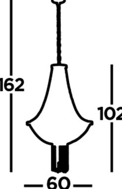Best Searchlight Kronleuchter Esszimmer Ø 60 cm 5-flammig E14 rund