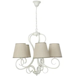 Lamkur Kronleuchter 5-flmg Landhaus Esstisch gemütlich* Hängelampen|Esszimmer Lampen