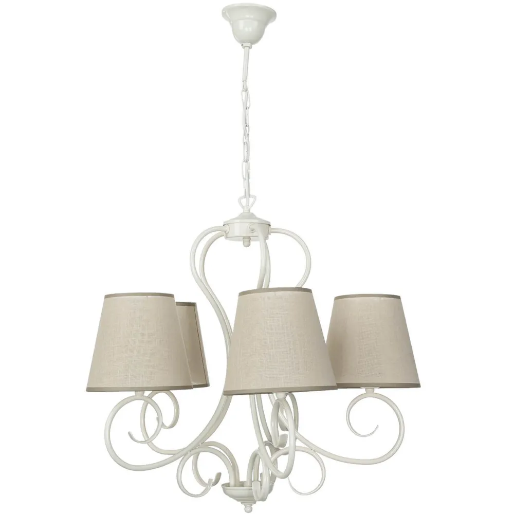 Lamkur Kronleuchter 5-flmg Landhaus Esstisch gemütlich* Hängelampen|Esszimmer Lampen