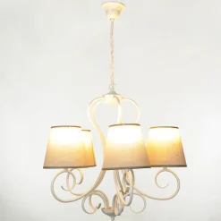 Lamkur Kronleuchter 5-flmg Landhaus Esstisch gemütlich* Hängelampen|Esszimmer Lampen