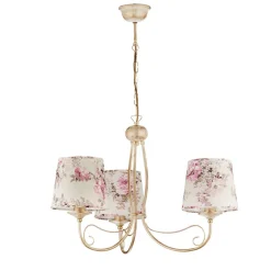 Jupiter Kronleuchter floral Shabby Lampe Esstisch CRINE* Hängelampen|Stofflampen