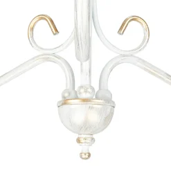 Jupiter Kronleuchter GANARA in Shabby Gold Barock Motiv* Hängelampen|Esszimmer Lampen