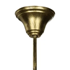 Emibig Kronleuchter Gold Metall Rustikal 6-flammig E14* Hängelampen|Esszimmer Lampen