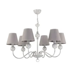 Best Jupiter Kronleuchter Grau Weiß Ø74cm ANTEXIA Esstisch Lampe